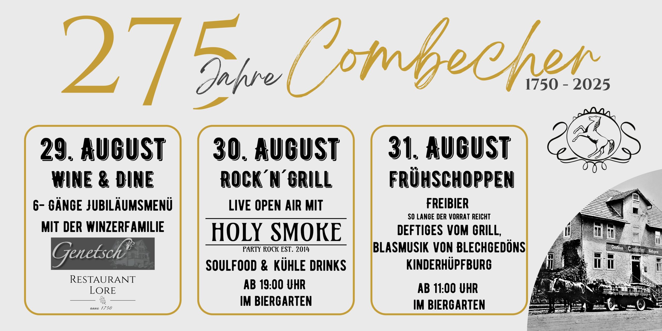 275 Jahre Hotel Combecher Neukirchen